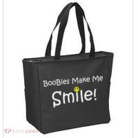Boobies Make Me Smile Tote Bag thumb 2