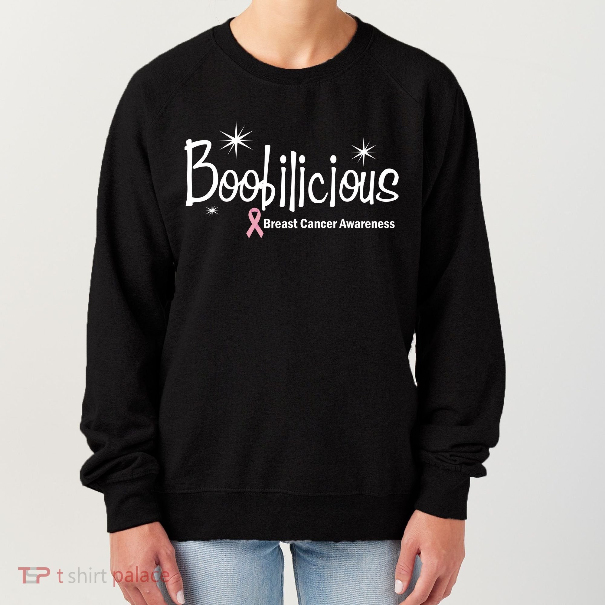 Boobilicious Breast Cancer Awareness Women's Sweatshirt