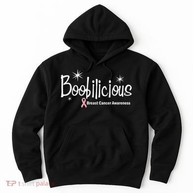 Boobilicious Breast Cancer Awareness Hoodie