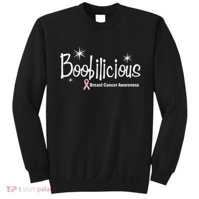 Boobilicious Breast Cancer Awareness Sweatshirt