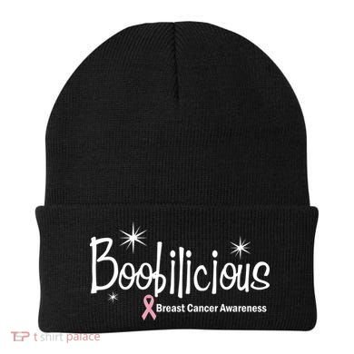 Boobilicious Breast Cancer Awareness Beanie