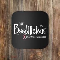 Boobilicious Breast Cancer Awareness Coaster thumb 0
