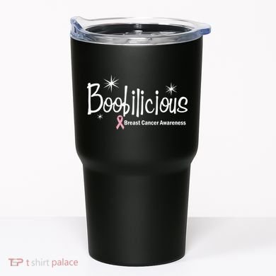 Boobilicious Breast Cancer Awareness Tumbler