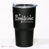 Boobilicious Breast Cancer Awareness Tumbler thumb 0