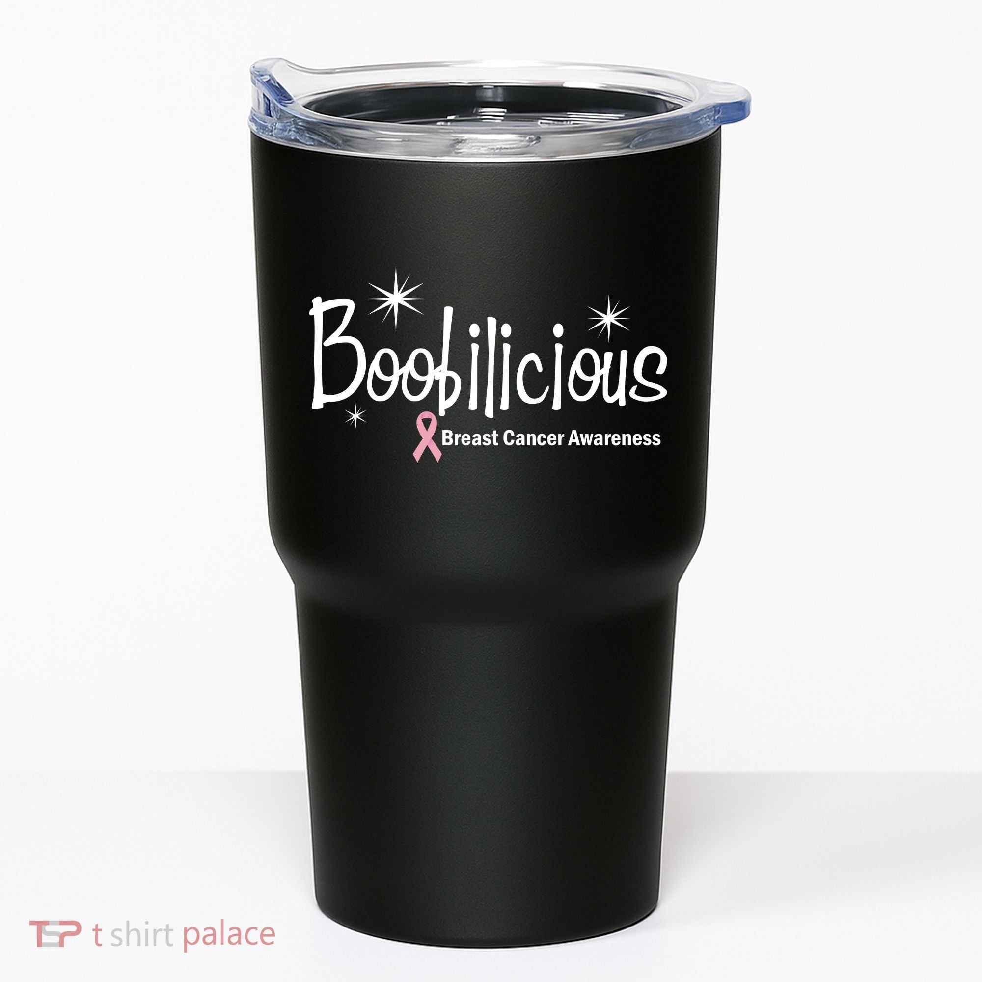 Boobilicious Breast Cancer Awareness Tumbler