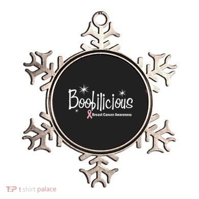 Boobilicious Breast Cancer Awareness Ornament