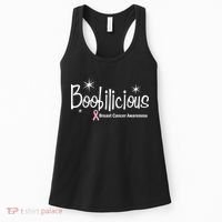 Boobilicious Breast Cancer Awareness Women's Tank Top thumb 0