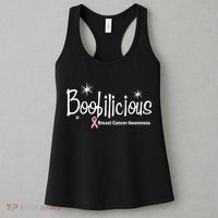 Boobilicious Breast Cancer Awareness Women's Tank Top thumb 3