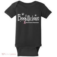 Boobilicious Breast Cancer Awareness Baby Bodysuit thumb 0