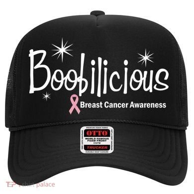 Boobilicious Breast Cancer Awareness Hat