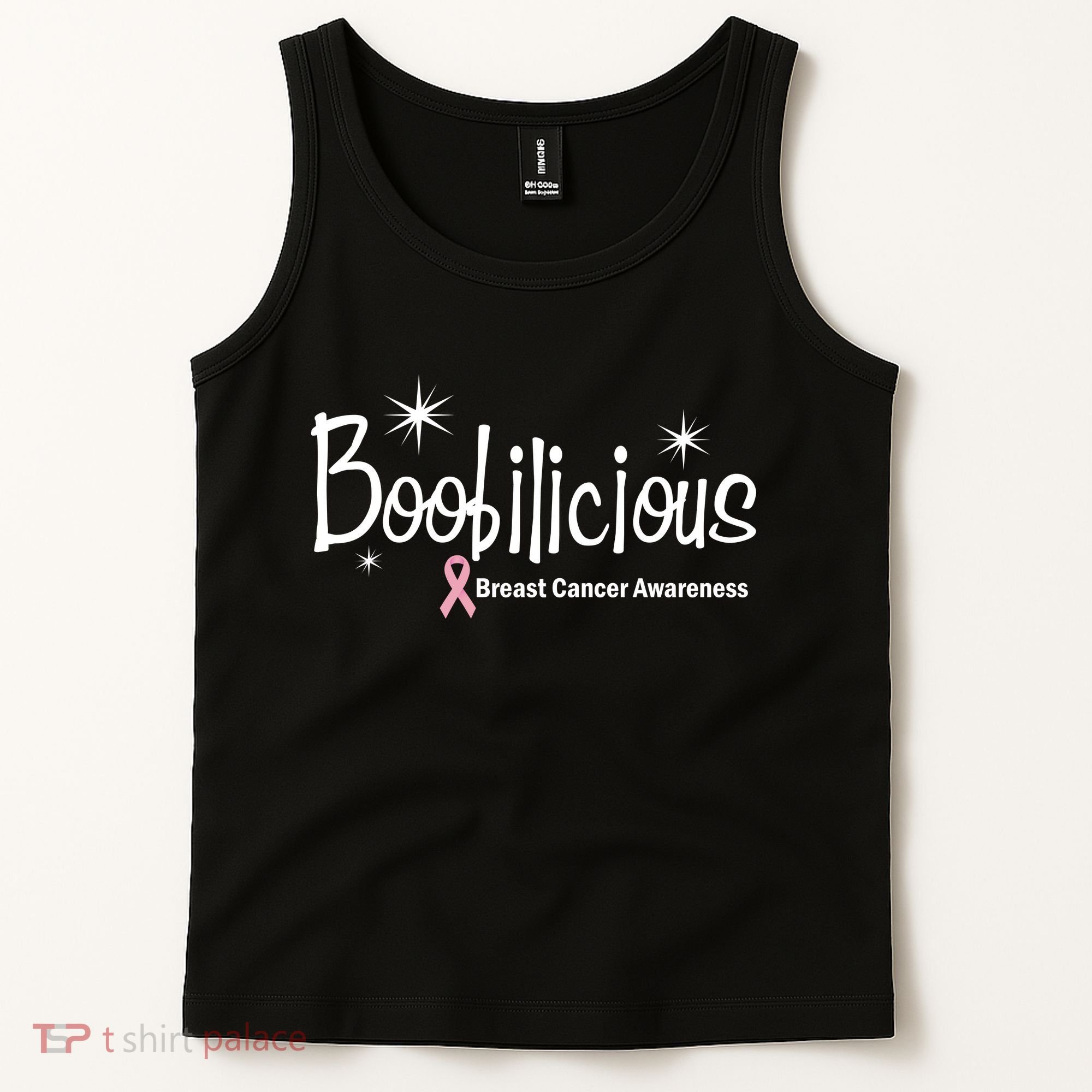 Boobilicious Breast Cancer Awareness Tank Top
