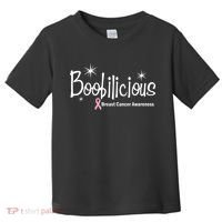 Boobilicious Breast Cancer Awareness Toddler T-Shirt thumb 0