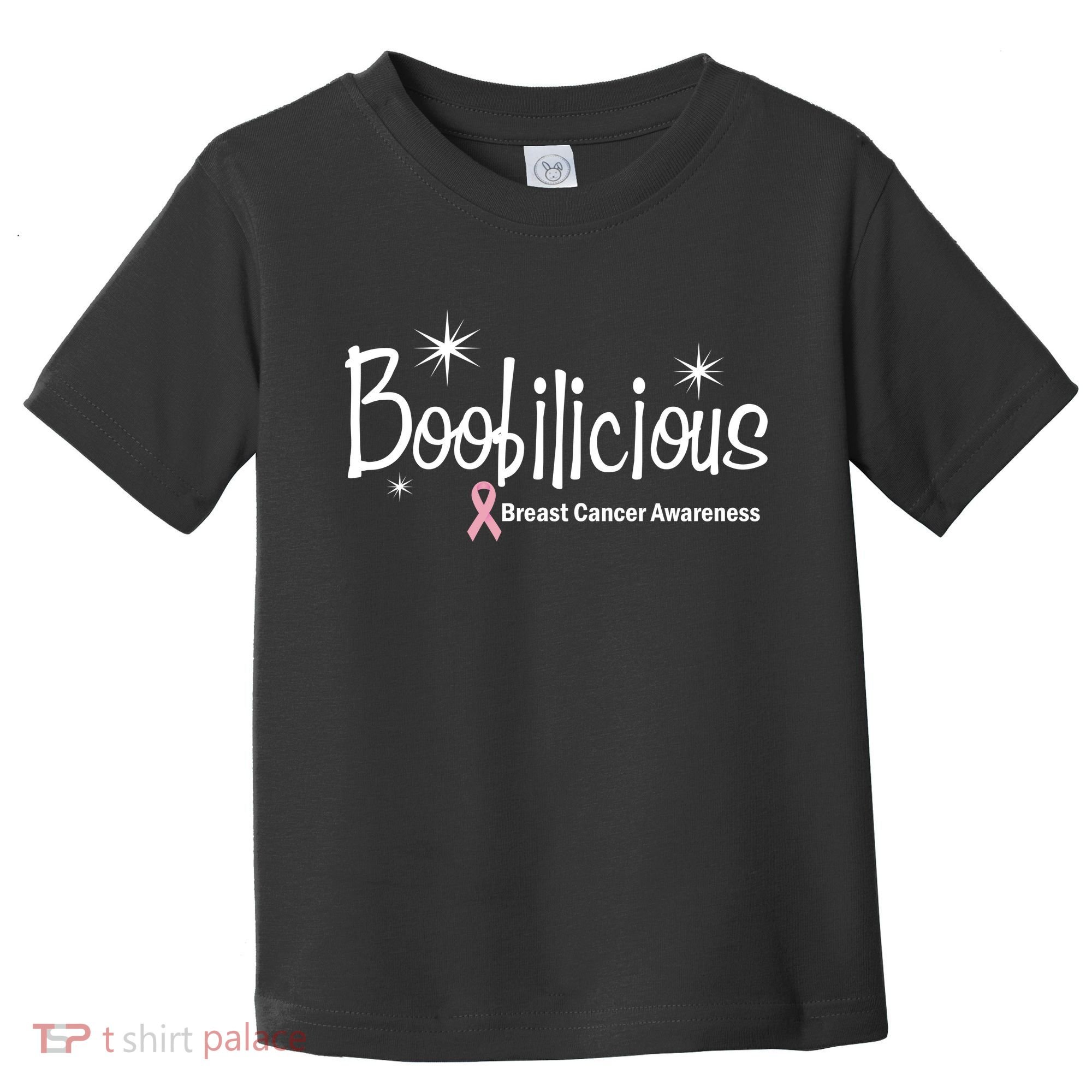 Boobilicious Breast Cancer Awareness Toddler T-Shirt
