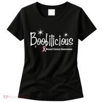Boobilicious Breast Cancer Awareness Women's T-Shirt thumb 0