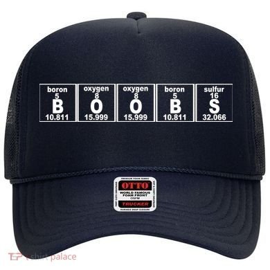 Boobs Breasts Periodic Table Hat