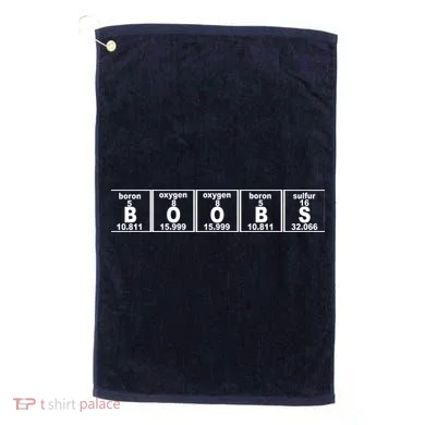 Boobs Breasts Periodic Table Golf Towel