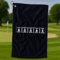 Boobs Breasts Periodic Table Golf Towel thumb 1