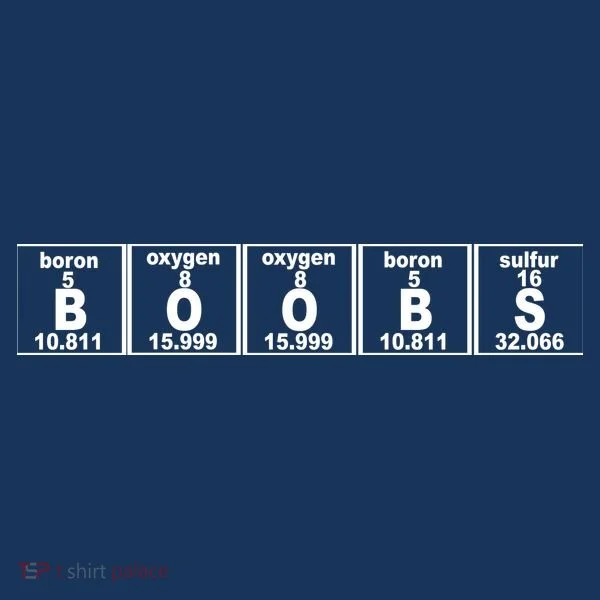 Boobs Breasts Periodic Table Kids Sweatshirt