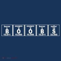 Boobs Breasts Periodic Table Kids Long Sleeve Shirt thumb 2