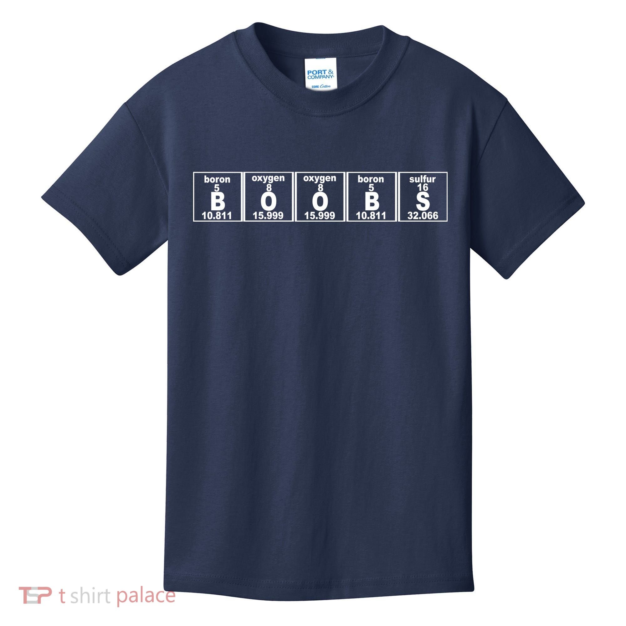 Boobs Breasts Periodic Table Kids T-Shirt
