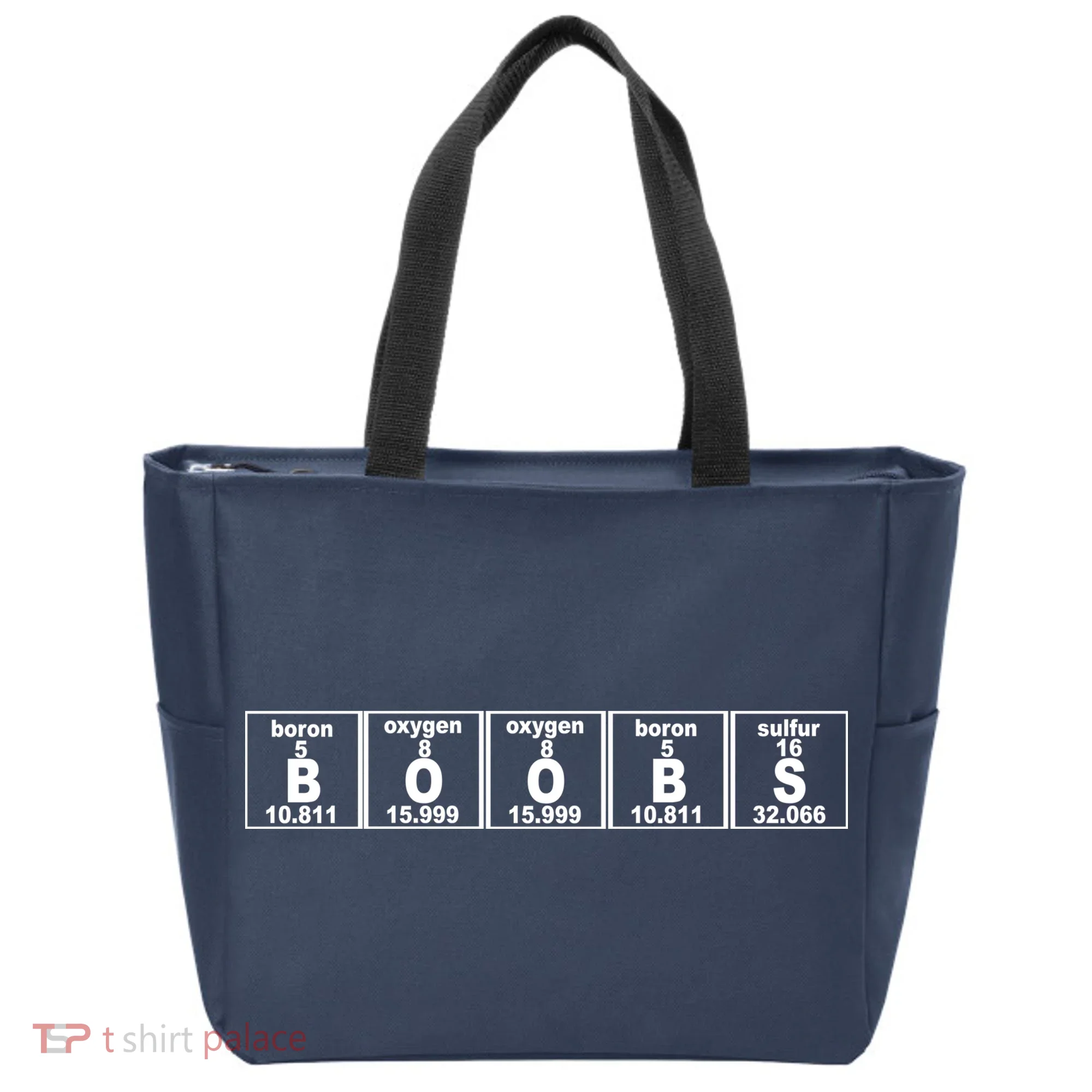 Boobs Breasts Periodic Table Tote Bag