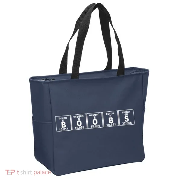 Boobs Breasts Periodic Table Tote Bag