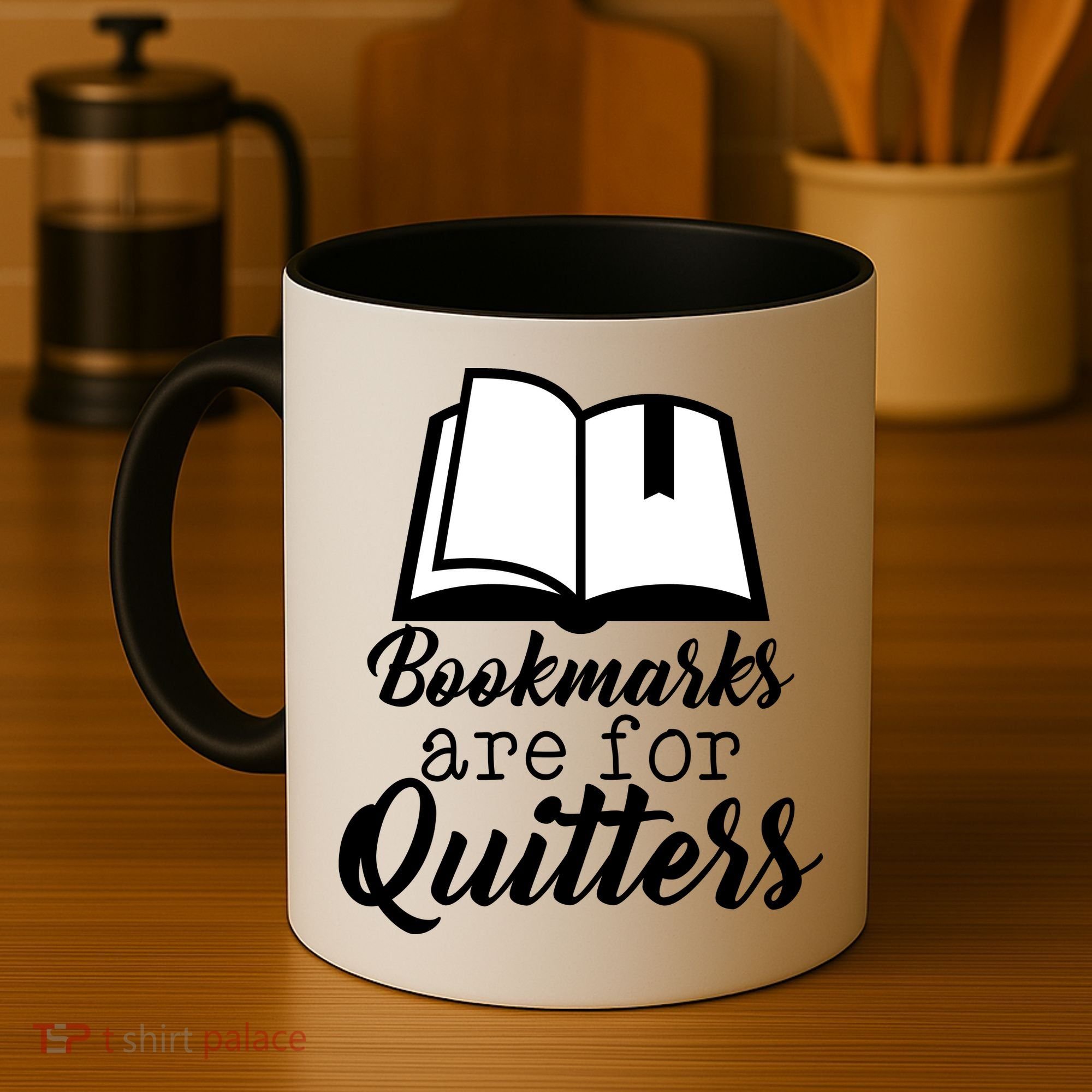 Book Lovers - Bookmarks Are For Quitters Coffee Mug