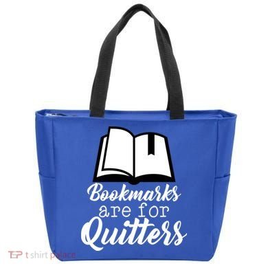 Book Lovers - Bookmarks Are For Quitters Tote Bag