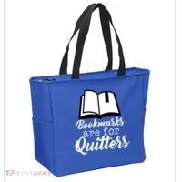 Book Lovers - Bookmarks Are For Quitters Tote Bag thumb 2