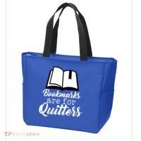 Book Lovers - Bookmarks Are For Quitters Tote Bag thumb 3