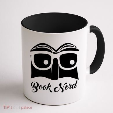 Book Nerd Coffee Mug back