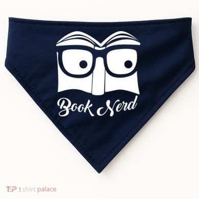 Book Nerd USA-Made Doggie Bandana