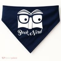 Book Nerd USA-Made Doggie Bandana thumb 0