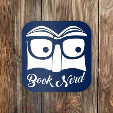 Book Nerd Coaster