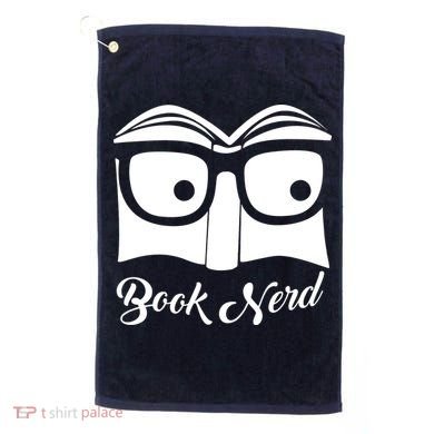 Book Nerd Golf Towel