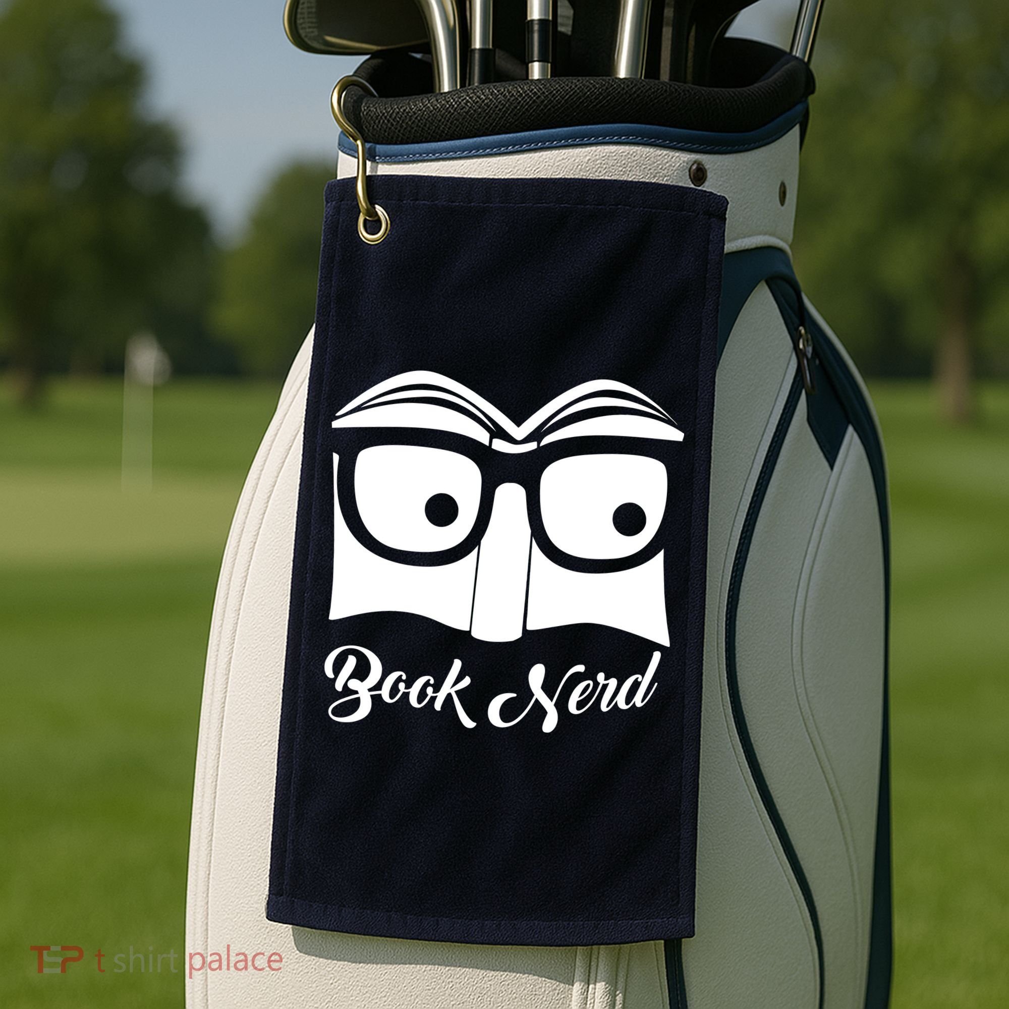Book Nerd Golf Towel
