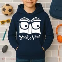 Book Nerd Kids Hoodie thumb 2