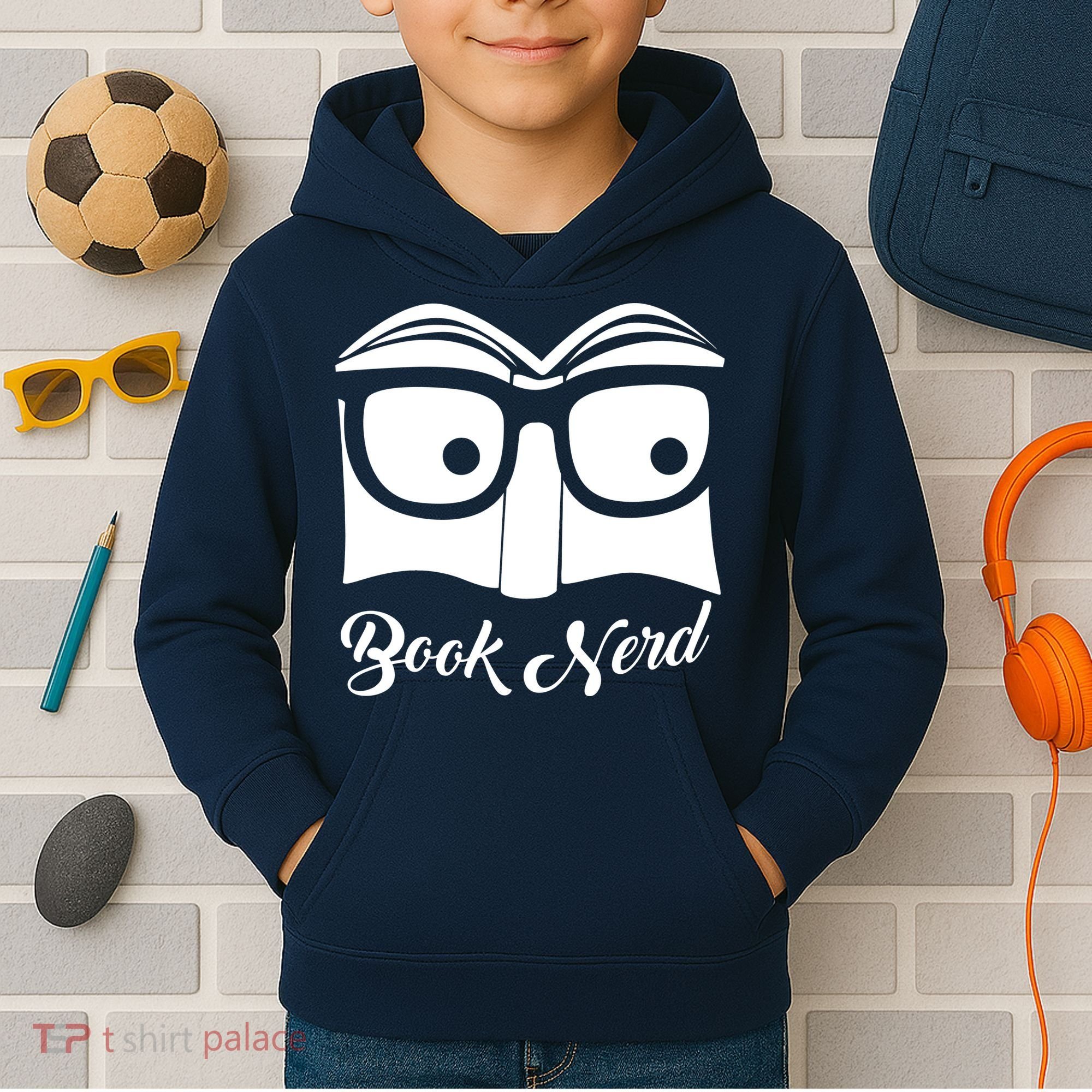 Book Nerd Kids Hoodie