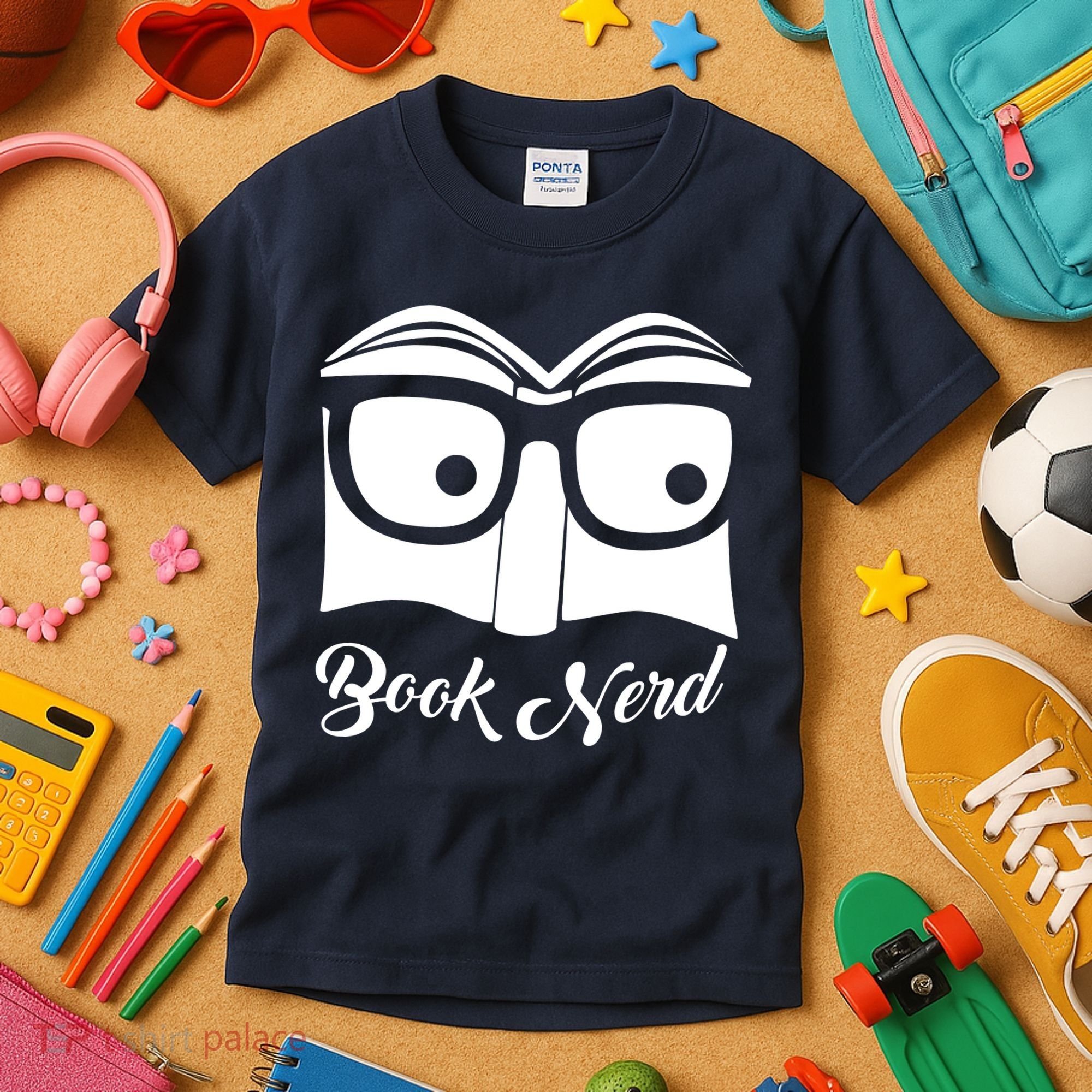 Book Nerd Kids T-Shirt