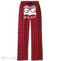 Book Nerd Women's Flannel Plaid Pajama Pants thumb 0