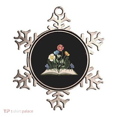 Book With Flowers Ornament
