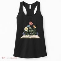 Book With Flowers Women's Tank Top thumb 0