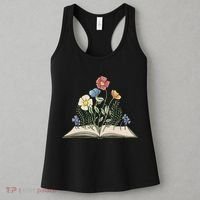 Book With Flowers Women's Tank Top thumb 3