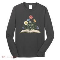 Book With Flowers Long Sleeve Shirt thumb 0