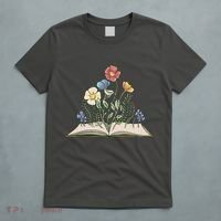 Book With Flowers T-Shirt thumb 5