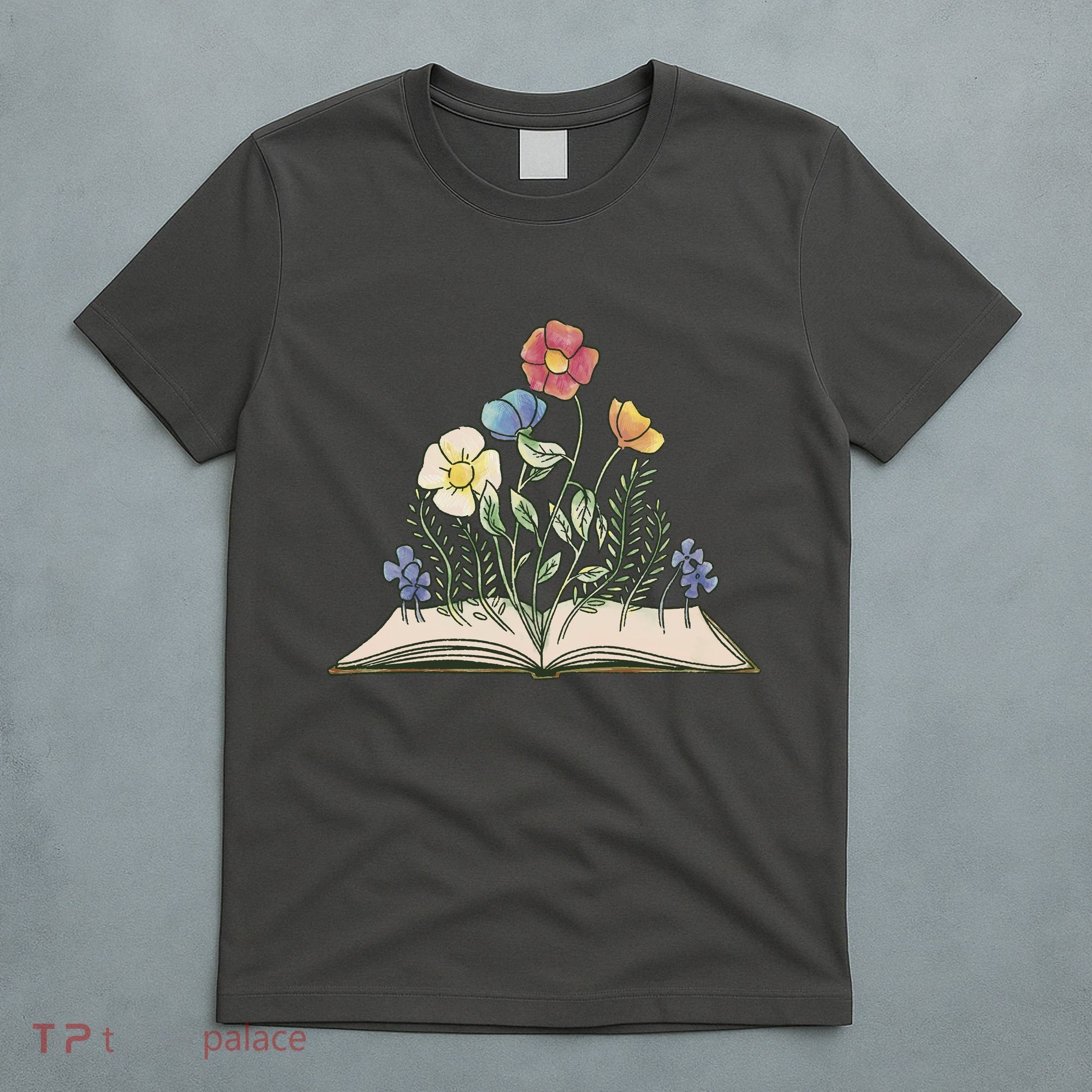 Book With Flowers T-Shirt