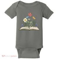 Book With Flowers Baby Bodysuit thumb 0