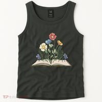 Book With Flowers Tank Top thumb 2