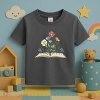 Book With Flowers Toddler T-Shirt thumb 3