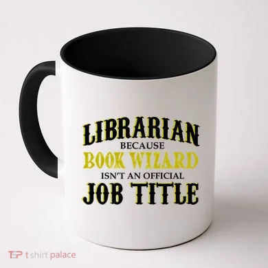 Book Wizard Librarian Coffee Mug